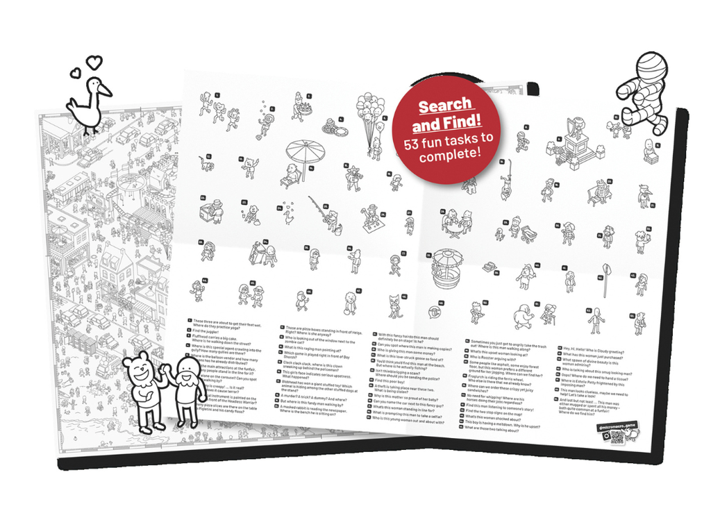 MicroMacro Jigsaw Puzzle - Funfair - EN